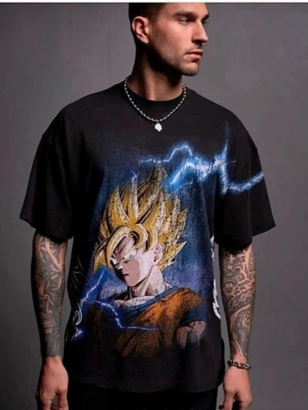 Limited Edition 1 of 1000 Darc Sport x Dragon Ball Z Super Saiyan Goku XL T-Shir